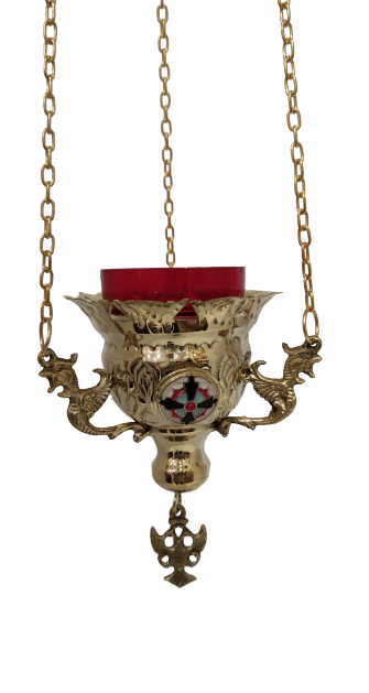 Ecclesiastical Candle Hanging Gold