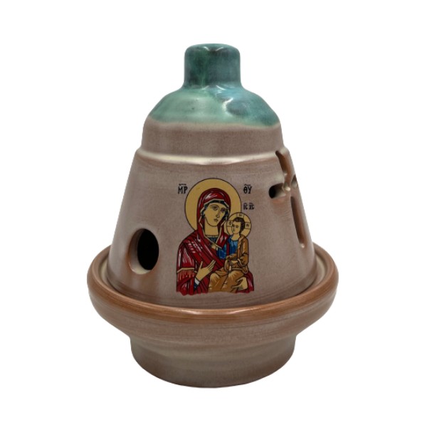 Ceramic Candelabrum Theodoric Bell 11x14cm Bicolor